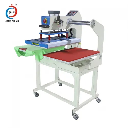 半自(zì)動氣動雙工(gōng)位燙畫(huà)機(jī)（可(kě)套成衣）