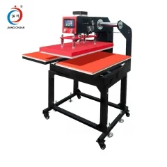 全自(zì)動氣動雙工(gōng)位燙畫(huà)機(jī)（可(kě)套成衣）JC-7C-1