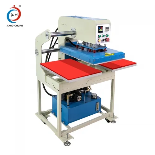 全自(zì)動液壓雙工(gōng)位燙畫(huà)機(jī)（可(kě)套成衣）