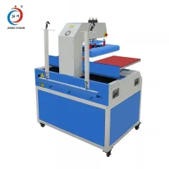 Machine de transfert de chaleur hydraulique à double station automatique JC-7C (luxe à écran tactile)