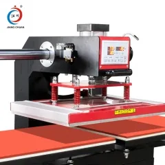 半自(zì)動氣動雙工(gōng)位燙畫(huà)機(jī)ZD-7B-1