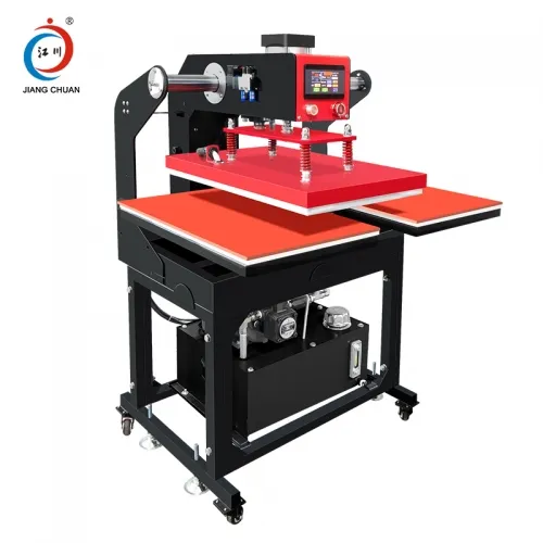 經濟款全自(zì)動液壓雙工(gōng)位燙畫(huà)機(jī)（可(kě)套成衣）